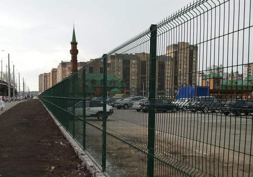 Ограждение территории автостоянки в Димитровграде