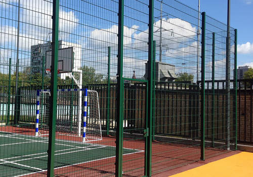 2Д забор для футбольной площадки в Димитровграде